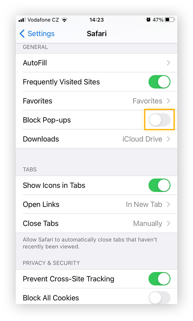 How to Allow or Disable PopUp Blockers in Safari AVG